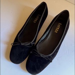 Ralph Lauren Velvet Flats 9